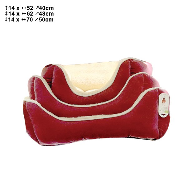 Set of 3 fabric dog cots [10502123]